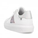 Rieker Revolution női fűzős fehér-multikolor mix sneaker félcipő W1202-83