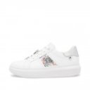 Rieker Revolution női fűzős fehér-multikolor mix sneaker félcipő W1202-83