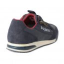 Bugatti férfi sneaker fűzős cipzáras kék mix félcipő 321-A3811-5500-4100 07531