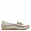 Tamaris Comfort női arany színű bőr mokaszin 84600-44-909 07532