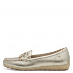 Tamaris Comfort női arany színű bőr mokaszin 84600-44-909 07532