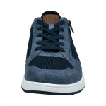 Bugatti férfi sneaker fűzős cipzáras kék mix félcipő 331-AFB05-6900-4100 07538