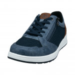 Bugatti férfi sneaker fűzős cipzáras kék mix félcipő 331-AFB05-6900-4100 07538
