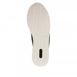 Remonte női bézs-fekete-fehér fűzős cipzáros sneaker félcipő D1329-03
