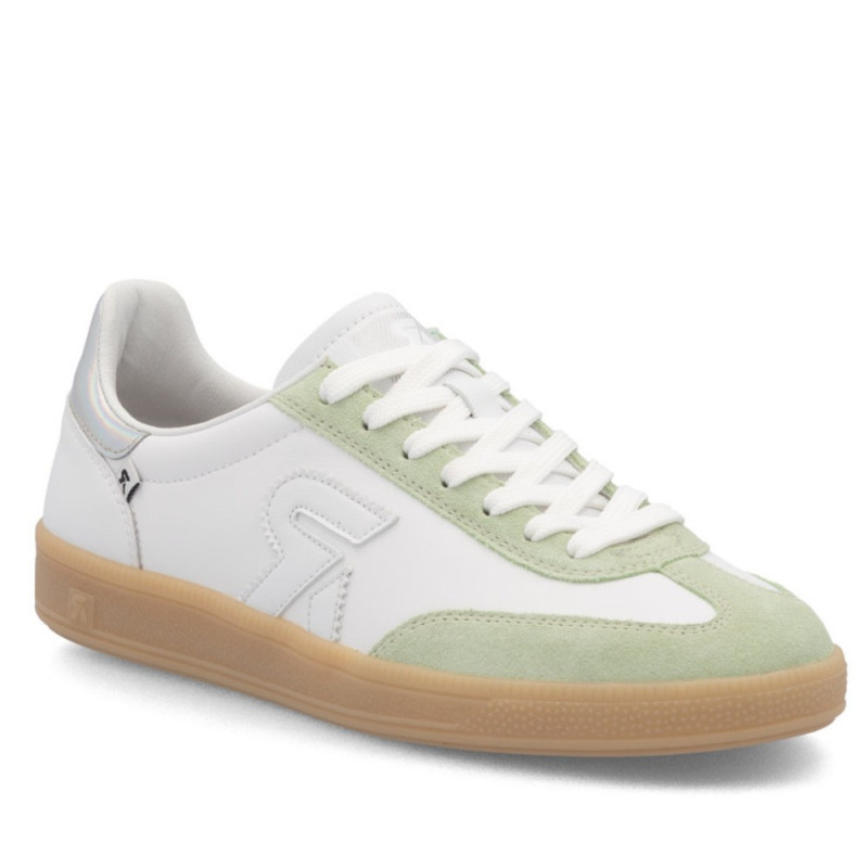 Rieker Revolution női fűzős fehér kombi sneaker félcipő W2200-85