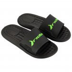 Rider Step Slide férfi strandpapucs fekete zöld mix 12265-AT243 Férfi Rider