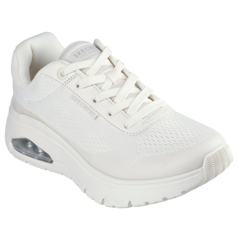 Skechers Uno Flex Spring On Air törtfehér fűzős sneaker cipő 177794-OFWT