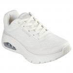 Skechers Uno Flex Spring On Air törtfehér fűzős sneaker cipő 177794-OFWT Női Skechers