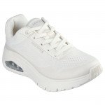 Skechers Uno Flex Spring On Air törtfehér fűzős sneaker cipő 177794-OFWT Női Skechers