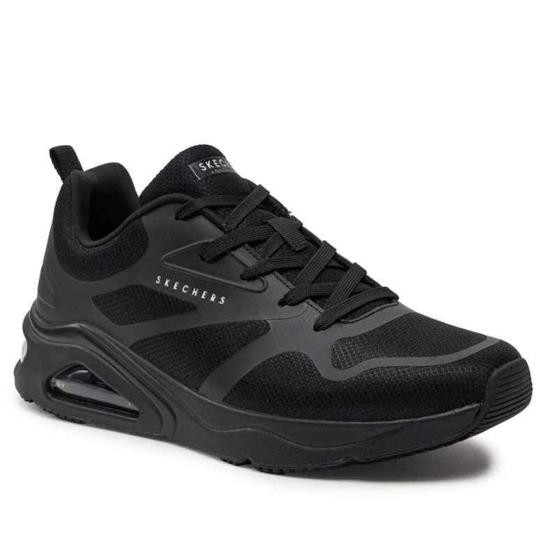 Skechers Tres Air Uno Revolution Airy fekete férfi fűzős sneaker cipő 183070-BBK