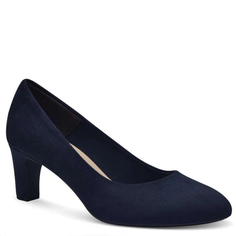 Tamaris női klasszikus körömcipő velúr hatású kék 22418-41-805 07505
