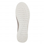 Jana Soft Line női lyukacsos fehér balerina cipő 22178-44-100 07543