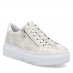 Rieker női sportos bebújós cipzáras bézs kombi sneaker félcipő M1953-60 Női Rieker