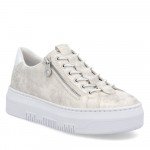 Rieker női sportos bebújós cipzáras bézs kombi sneaker félcipő M1953-60 Női Rieker