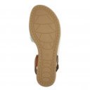 Jana női csatos fehér-barna szandál 28160-42-100 07548