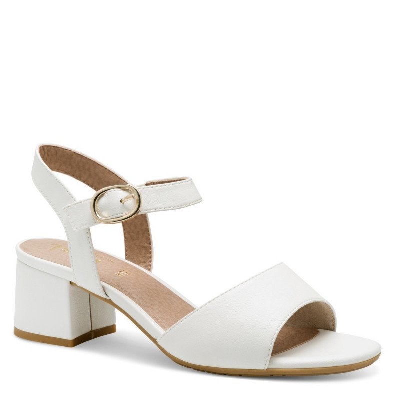 Jana Soft Line női csatos fehér szandál 28377-44-100 07550