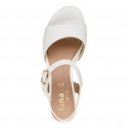 Jana Soft Line női csatos fehér szandál 28377-44-100 07550
