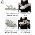 Jana szürke női szandál elasztikus felsőrésszel 28766-42-231 07554