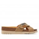 Scholl La Serena Strap női telitalpú bioprint papucs F32310-1056