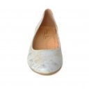 Lorenzo de Pazzi női blokk sarkú metál mix színű körömcipő 1749-3149 07540