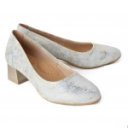 Lorenzo de Pazzi női blokk sarkú metál mix színű körömcipő 1749-3149 07540