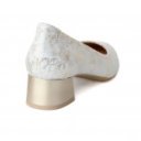 Lorenzo de Pazzi női blokk sarkú metál mix színű körömcipő 1749-3149 07540