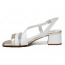 Imac női bőr szandál fehér arany mix 757170-5405-025 07567