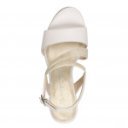 Marco Tozzi női szandál fehér arany mix 28376-44-197 07577