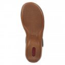 Rieker női kék tépőzáras bőr szandál 65919-12