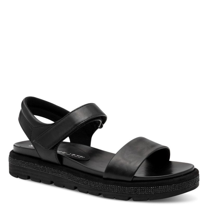 Marco Tozzi női fekete platformos szandál 28405-44-001 07587