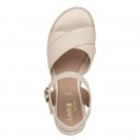 Jana női telitalpú szandál tépőzárral bézs 28777-44-400 07585