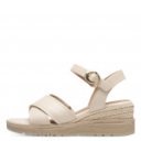 Jana női telitalpú szandál tépőzárral bézs 28777-44-400 07585