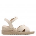 Jana női telitalpú szandál tépőzárral bézs 28777-44-400 07585