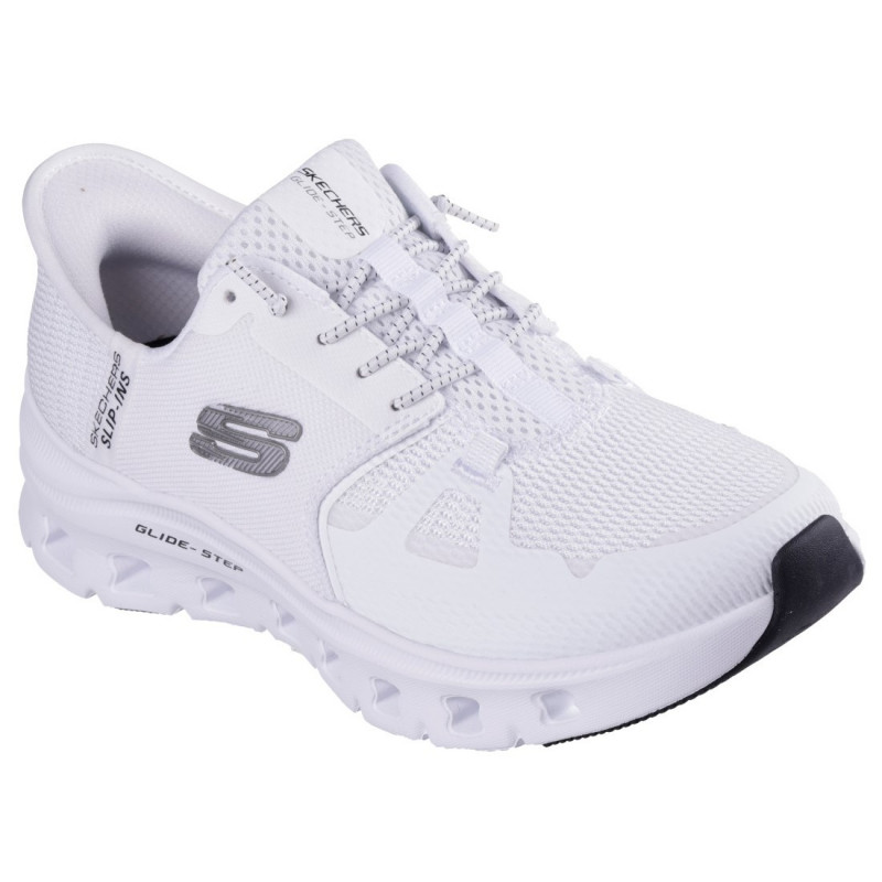 Skechers Slip-ins Glide Step Pro női bebújós gumifűzős sneaker 150420-WHT