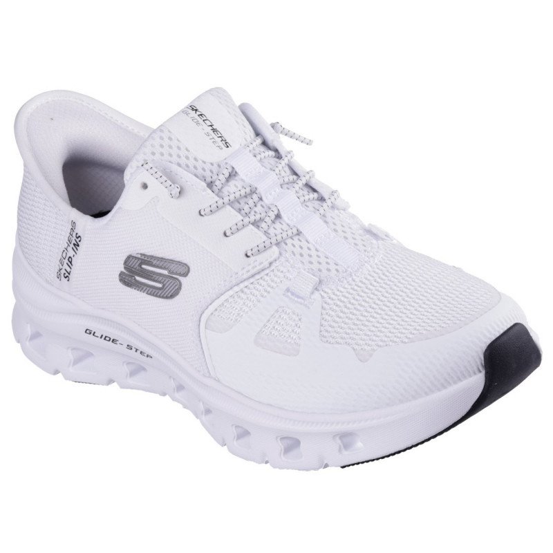 Skechers Slip-ins Glide Step Pro női bebújós gumifűzős sneaker 150420-WHT