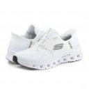 Skechers Slip-ins Glide Step Pro női bebújós gumifűzős sneaker 150420-WHT