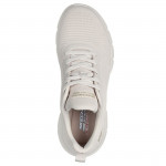 Skechers BOBS B FLEX HI - FLYING HI női fűzős törtfehér sportcipő 117385-OFWT