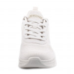 Skechers BOBS B FLEX HI - FLYING HI női fűzős törtfehér sportcipő 117385-OFWT