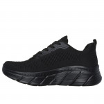 Skechers BOBS B FLEX HI - FLYING HI női fűzős törtfehér sportcipő 117385-BBK