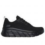 Skechers BOBS B FLEX HI - FLYING HI női fűzős törtfehér sportcipő 117385-BBK