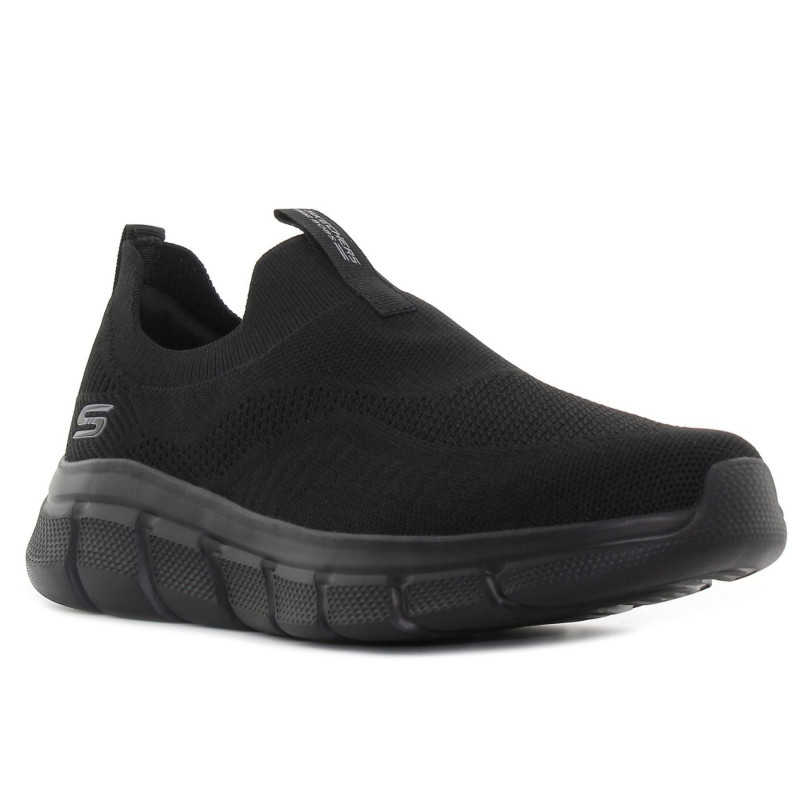 Skechers Bobs B Flex Frigid Edge férfi bebújós fekete sneaker félcipő 118107-BBK