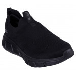 Skechers Bobs B Flex Frigid Edge férfi bebújós fekete sneaker félcipő 118107-BBK