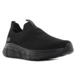 Skechers Bobs B Flex Frigid Edge férfi bebújós fekete sneaker félcipő 118107-BBK Férfi Skechers