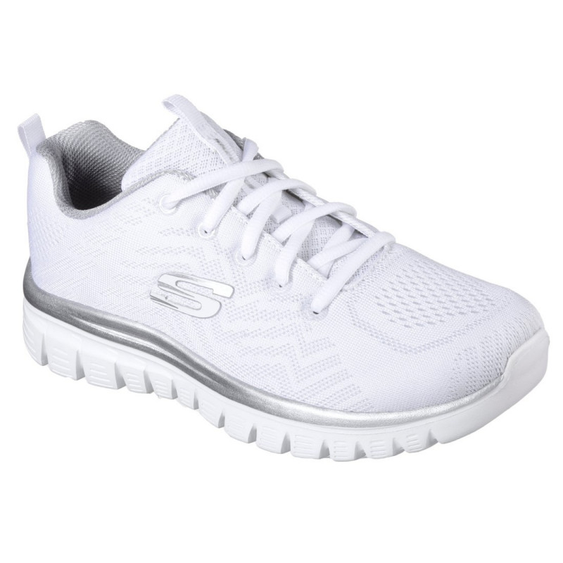 Skechers Graceful - Get Connected női edzőcipő fehér mix 12615-WSL