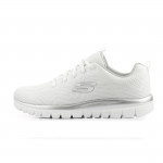 Skechers Graceful - Get Connected női edzőcipő fehér mix 12615-WSL