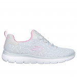 Skechers Summits Good Taste női bebújós világos szürke sneaker cipő 149936-LGVL