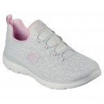Skechers Summits Good Taste női bebújós világos szürke sneaker cipő 149936-LGVL Női Skechers