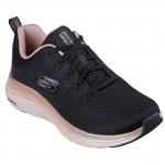 Skechers VAPOR FOAM - MIDNIGHT GLIMMER női textil fűzős sneaker 150025-BKRG
