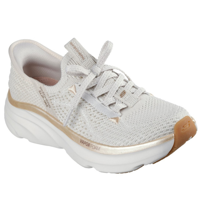 Skechers Slip-ins D'LUX VAPOR-EVENING GLOW női bebújós sneaker cipő 150584-NTGG