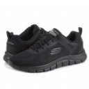 Skechers Track - Broader férfi fűzős sneaker félcipő piros-fekete 232698-BBK